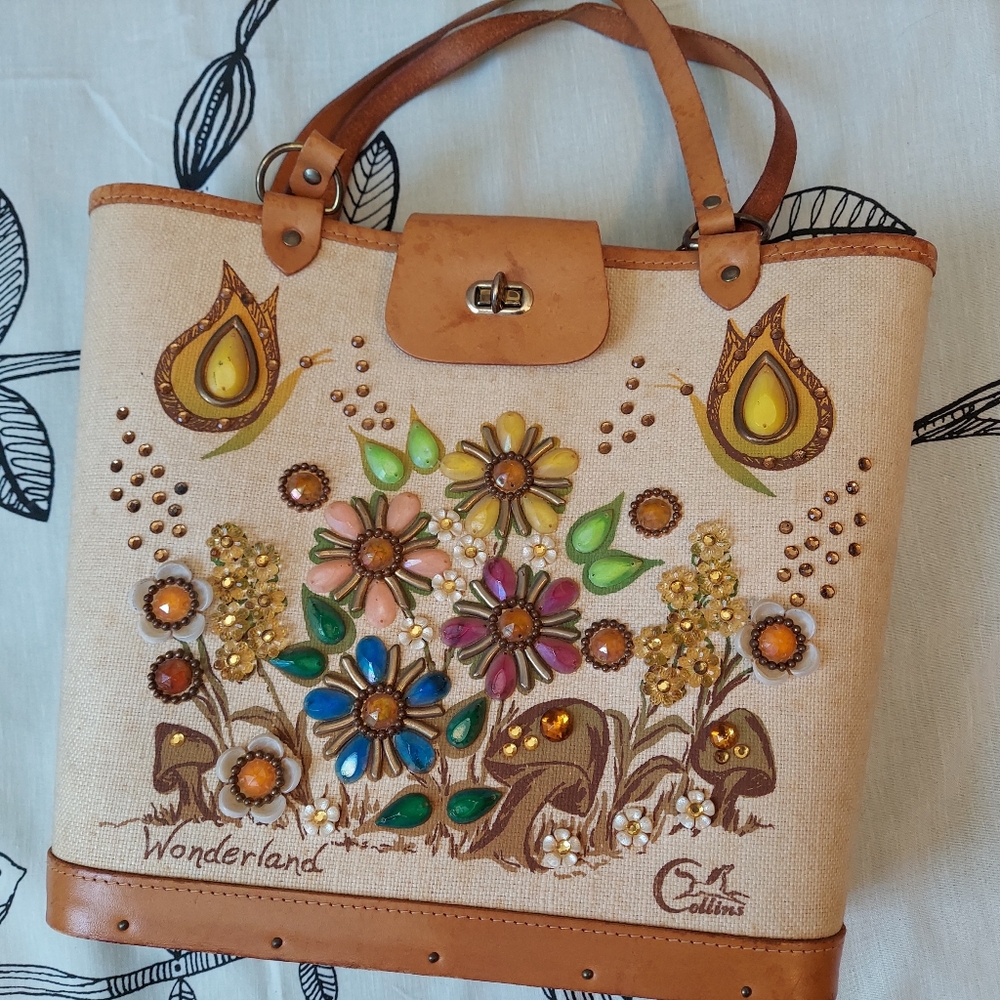 Vintage 60s Enid Collins Wonderland Jeweled Purse